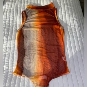 Sheer Sleeveless bodysuit